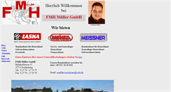 Desktop Screenshot of fmh-mueller.de